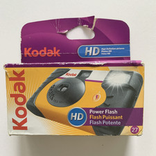 Kodak Power Flash HD Single Use Disposable Camera 27 Exposure Exp 04/24