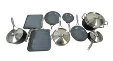 GreenPan Paris Pro 14-Piece Non-Stick Cookware Set - Very Clean!
