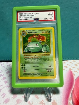 Venusaur - Holo #15 PSA 9 Pokemon Base Shadowless 1999