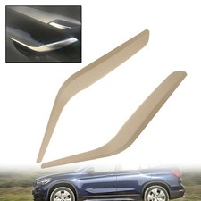 2x Side Inner Door Panel Handle Pull Trim Cover For BMW X1 E84 2010 - 2016 Beige