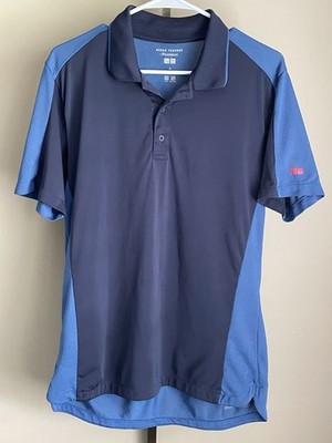 Roger Federer × Uniqlo × JW Anderson Tennis Polo Shirt Dry-Ex Men's Medium Blue