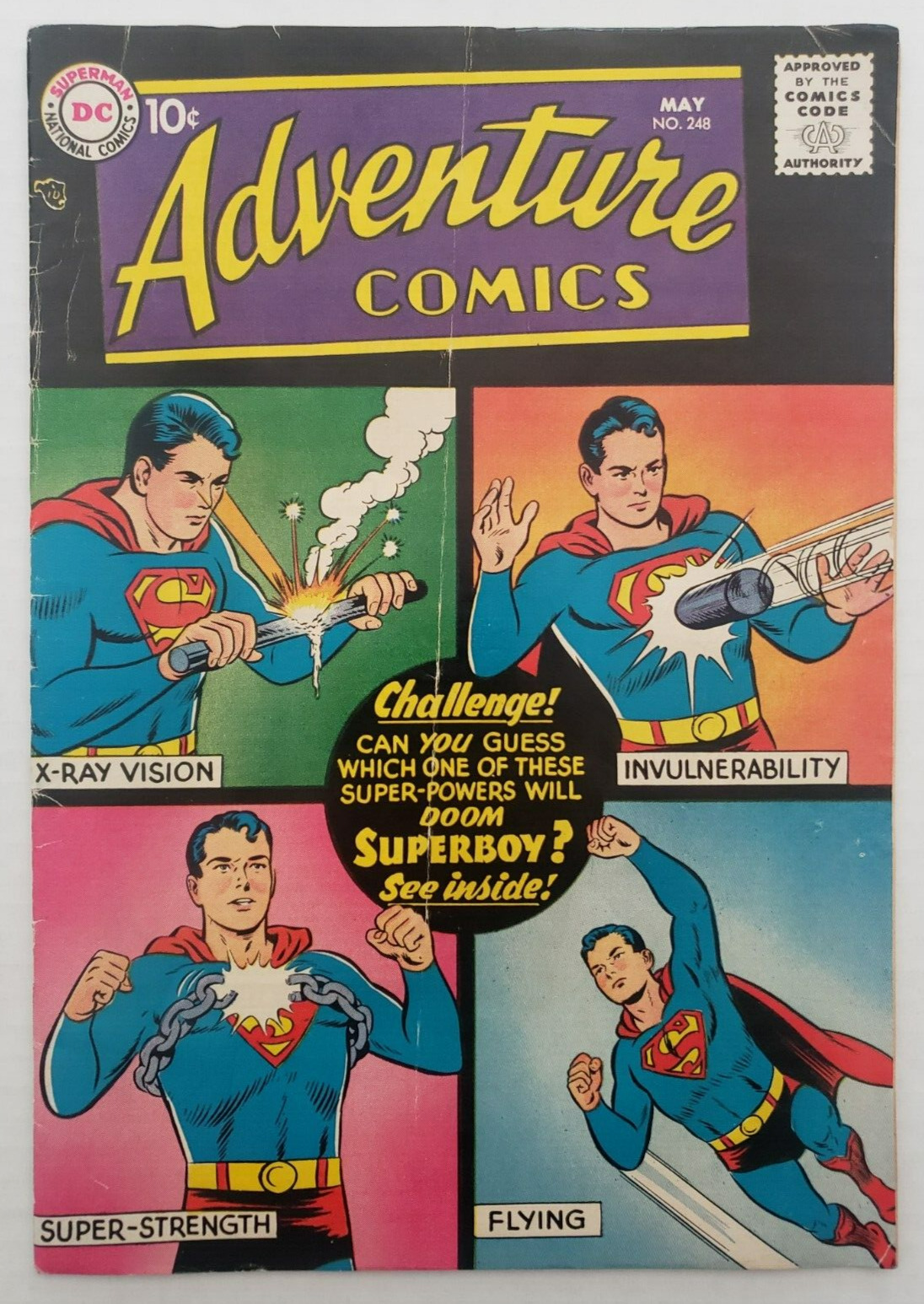 Adventure Comics #248 Silver Age DC Comics 1958