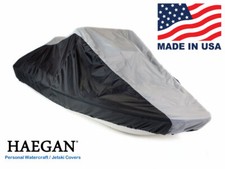 Housse Jet Ski - Argent/Noir compatible avec Kawasaki Jet Ski 900 STX 2006 2005 *voir tableau