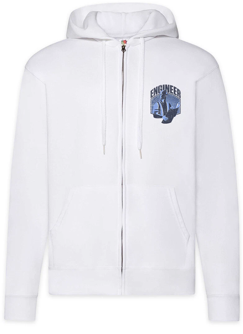 Engineer I Zipper Hoodie Engineer Construction Supervisor Site Manager