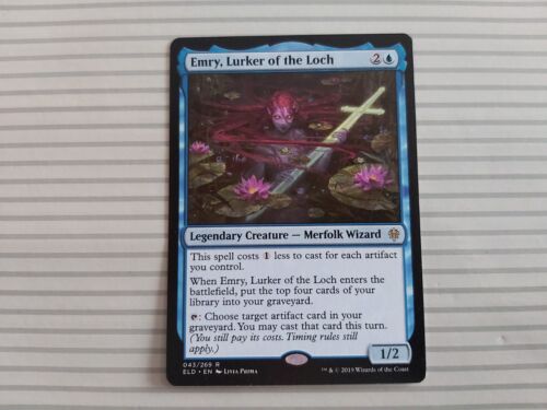 Magic: The Gathering - Throne of Eldraine ~ Rare ~ Emry, Lurker of the Loch - Picture 1 of 2