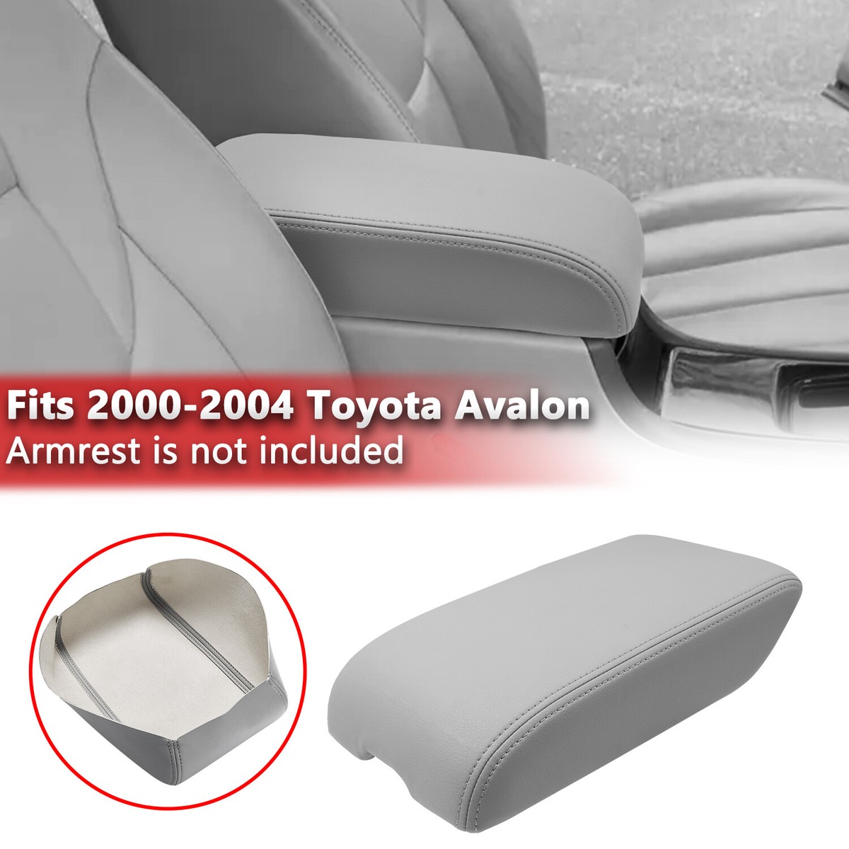 Avalon出品 Fits 2000 2001 2002-2004 Toyota Avalon Console Lid Armrest Vinyl