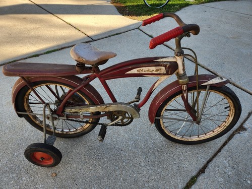 1950er CWC Roadmaster Fahrrad Jungen 20 Zoll Ballon Reifentank Deluxe um 1950er Jahre - Bild 2 von 12