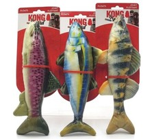 KONG Shieldz Wild Fish Training Dummy Floating 11" Dog Fetch Toy *Pick Fish
