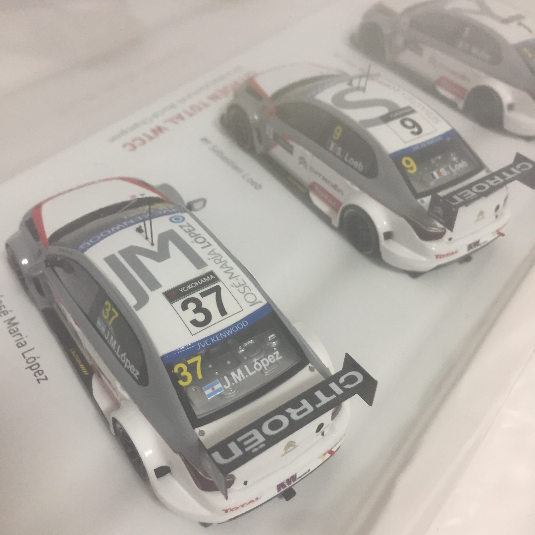 【希少】1/43 spark シトロエン TOTAL WTCC 3台set SUPER RARE 1/43 Spark Citroen WTCC 3CAR set CITROEN TOTAL WTCC