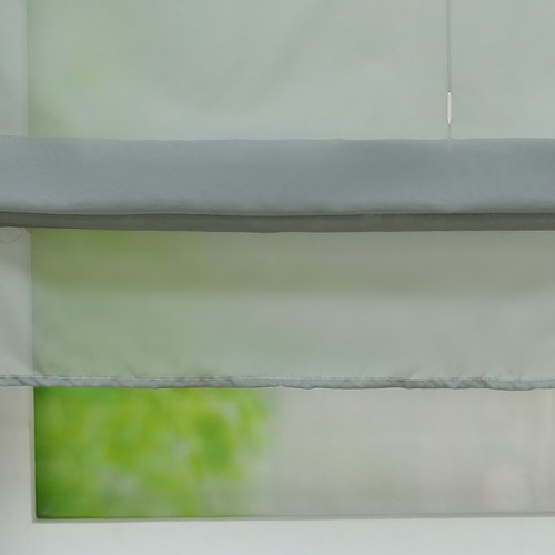 Transparent Raffrollo mit Ösen Raffgardinen Küchengardinen Voile Vorhang Modern - Bild 12 von 95