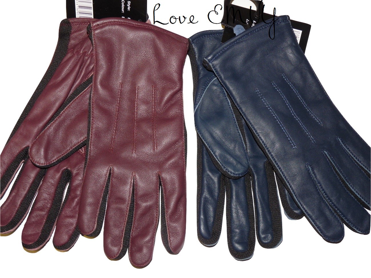 Ladies Womens Premium Genuine Soft Leather Gloves Fleece Lined Driving