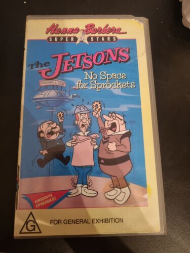 THE JETSONS ON SPACE FOR SPROCKETS : VHS : RARE - V12 - Afbeelding 1 van 4