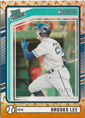 2024 Panini Donruss Brooks Lee Rated Prospects RC 65/75
