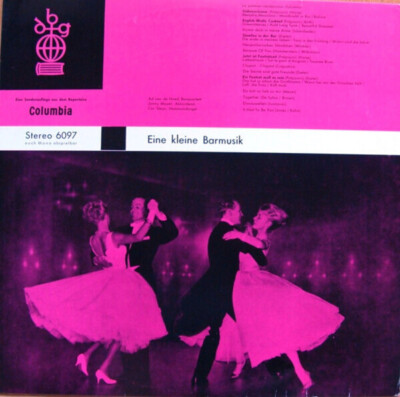 LP Das Ad Van Der Hoed Quartet a.o. Eine Kleine Barmusik NEAR MINT Deutsche B