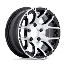 15x6 +0 Helo HE825 Tease 6x5.5 Gloss Black Machined Wheels (Set of 4)