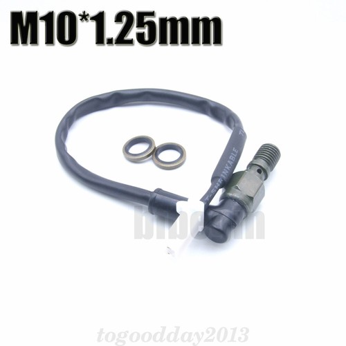 REAR BRAKE PRESSURE SWITCH LIGHT M10 x 1.25mm FOR SUZUKI HONDA YAMAHA KAWASAKI - Picture 2 of 8
