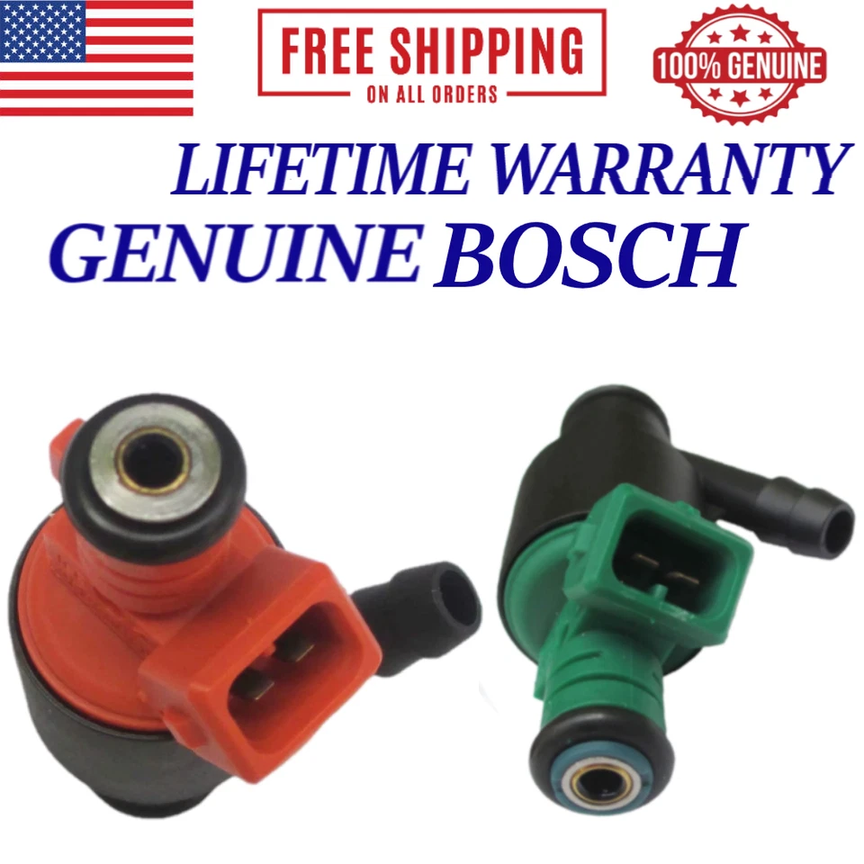 PACK DE 4 INYECTORES DE COMBUSTIBLE BOSCH OEM para Kia Sportage 1995-2002 2,0 L I4 Foto 4 de 4