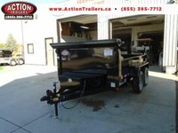 6X10 HYDRAULIC 7K TANDEM AXLE DUMP TRAILER WITH FREE TARP KIT!!