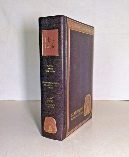 Vintage KJV Jimmy Swaggart -Giant Print - Study Bible - Picture 3 of 17