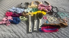 60 PC LOT Of Assorted Various Hair Accessories .Scrunchies, Headbands More