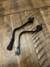 x2 OEM BMW E30 M3 325 E28 Glove Box Joint Link Glovebox Strap Straps w/ Pins