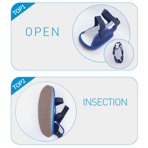 Post Op Cast Shoe Adjustable Walking Broken Open Toe Cast Boot Foot Support DP3 - Picture 22 of 22