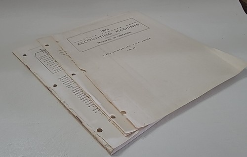 IBM Electric Punched Card Accounting Machines Type 63 Vintage 1950 PP - Picture 16 of 24