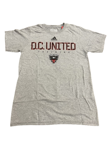 Командная футболка Adidas MLS D. C. United Heather Gray Серый/Красный/черный 3720a 