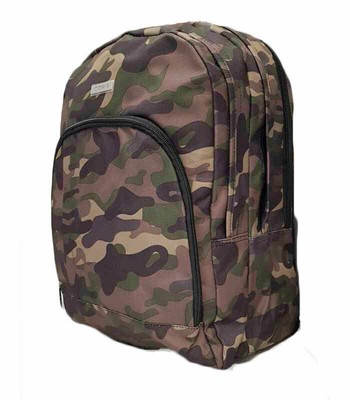 ZAINO COMIX organizzato ALL OVER verde militare 3 zip | eBay