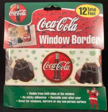 Coca-Cola - Window Border - Christmas - 2 Sided - 12 Feet Long - Reusable