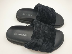 fluffy mules slides