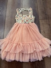 Weissman Love Story Dance Recital Dress Costume Rose Floral Girls Child Large