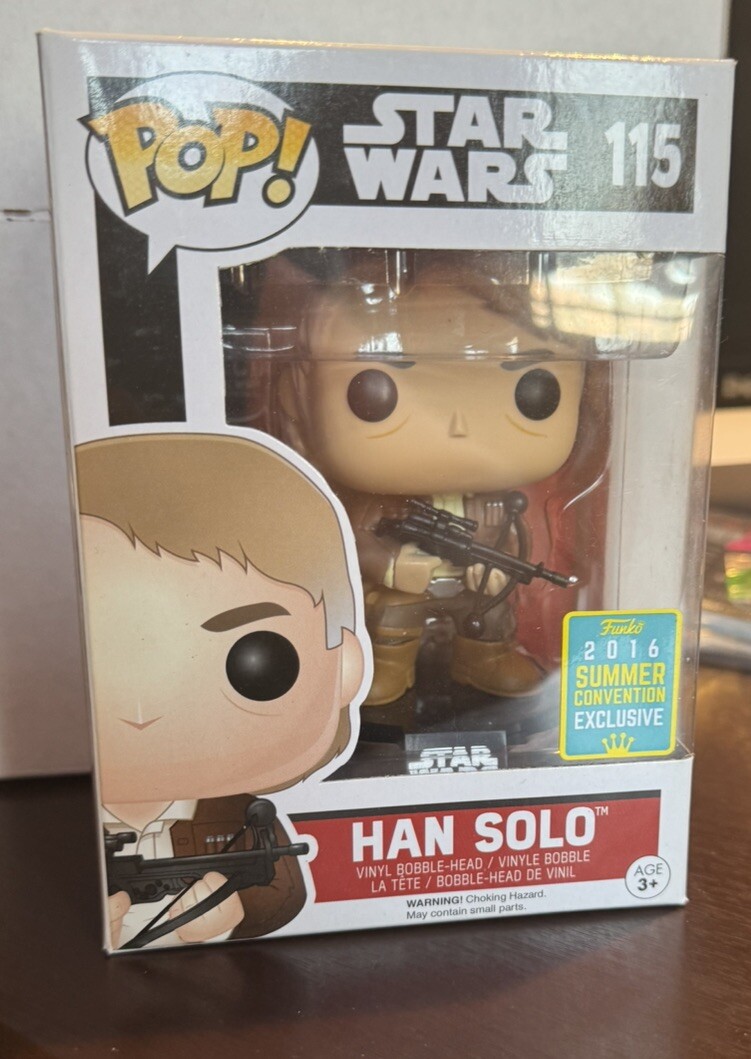 Funko Pop! Vinyl: Star Wars - Han Solo (W/ Bowcaster) - 2016 Summer Con #115