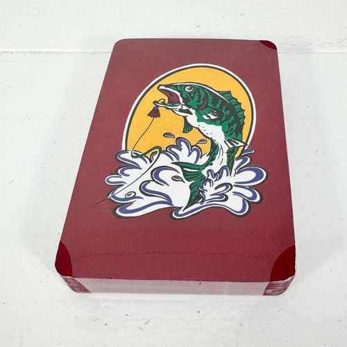 Sealed Bass Jumping Out of Water Graphic Playing Cards - Original Packaging - Picture 7 of 10