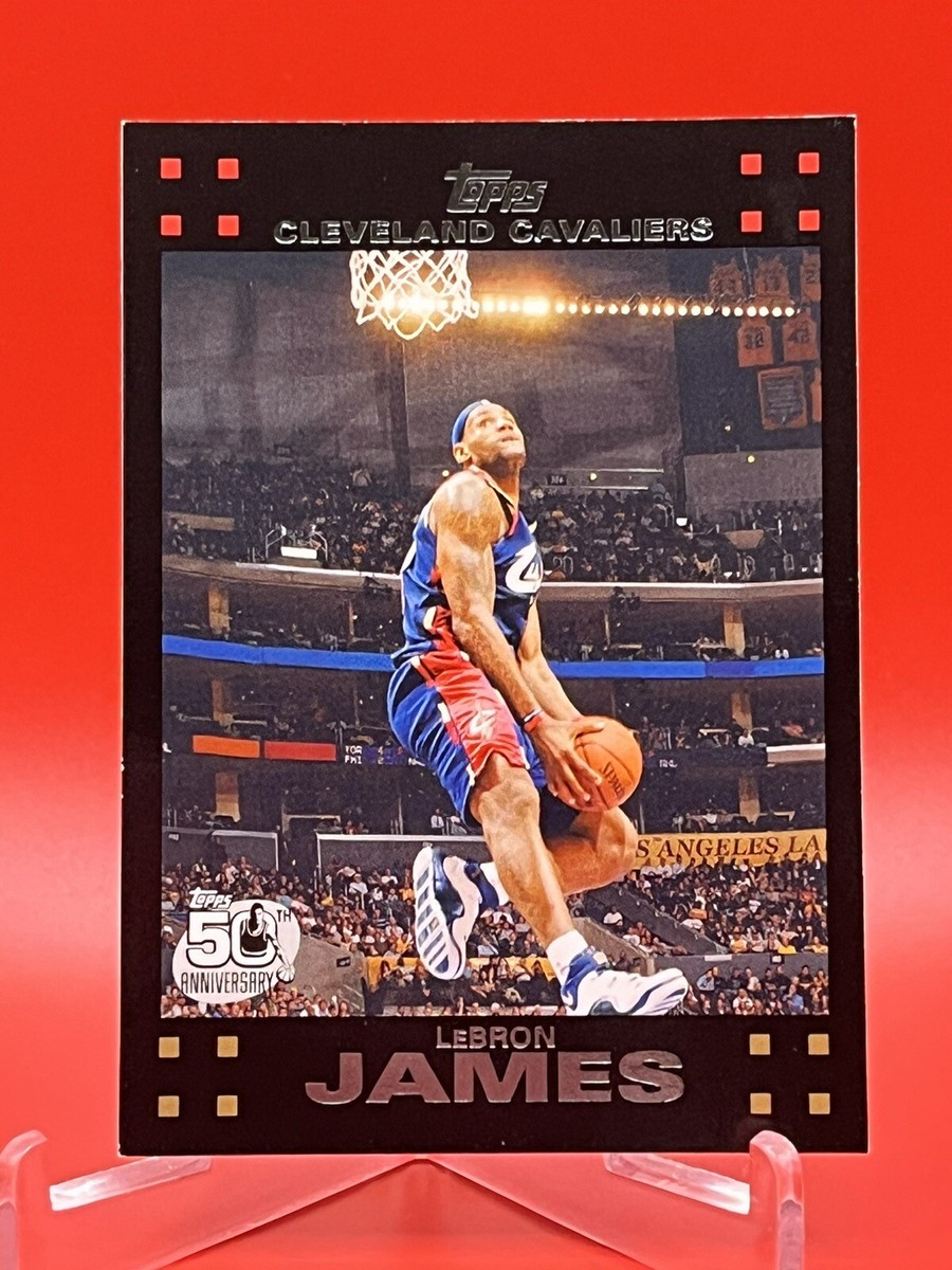 Lebron James 2007-08 Topps Basketball Card #23 Cavaliers Lakers | eBay