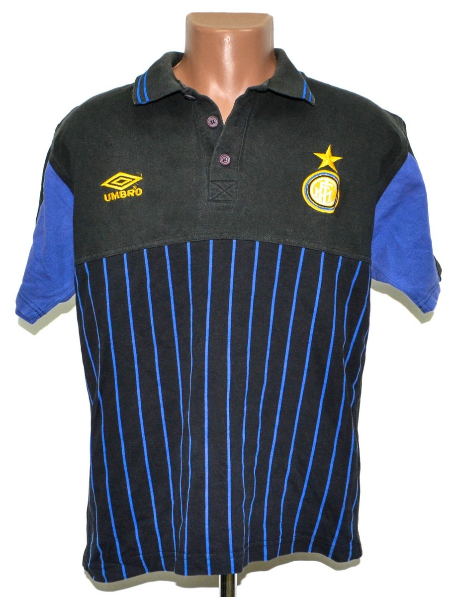 ウェア UMBRO INTER MILAN 1995 - 1996 POLO SHIRT INTER MILAN ITALY 1995 1996 TRAINING FOOTBALL POLO SHIRT UMBRO