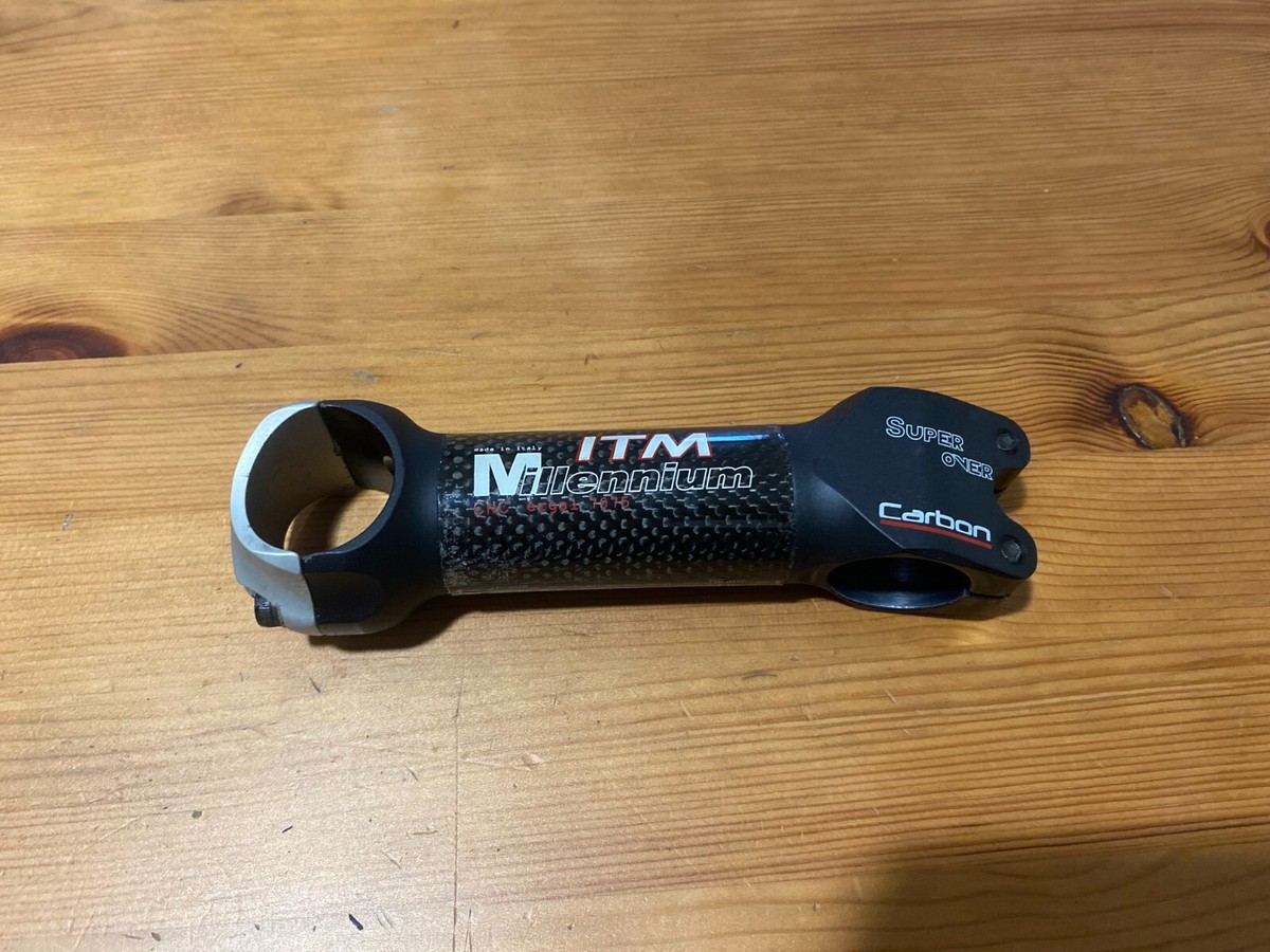 ITM 101 カーボンステム 120mm ITM Millennium Carbon Fiber-Wrapped CNC'ed Alloy 120mm 6° Stem