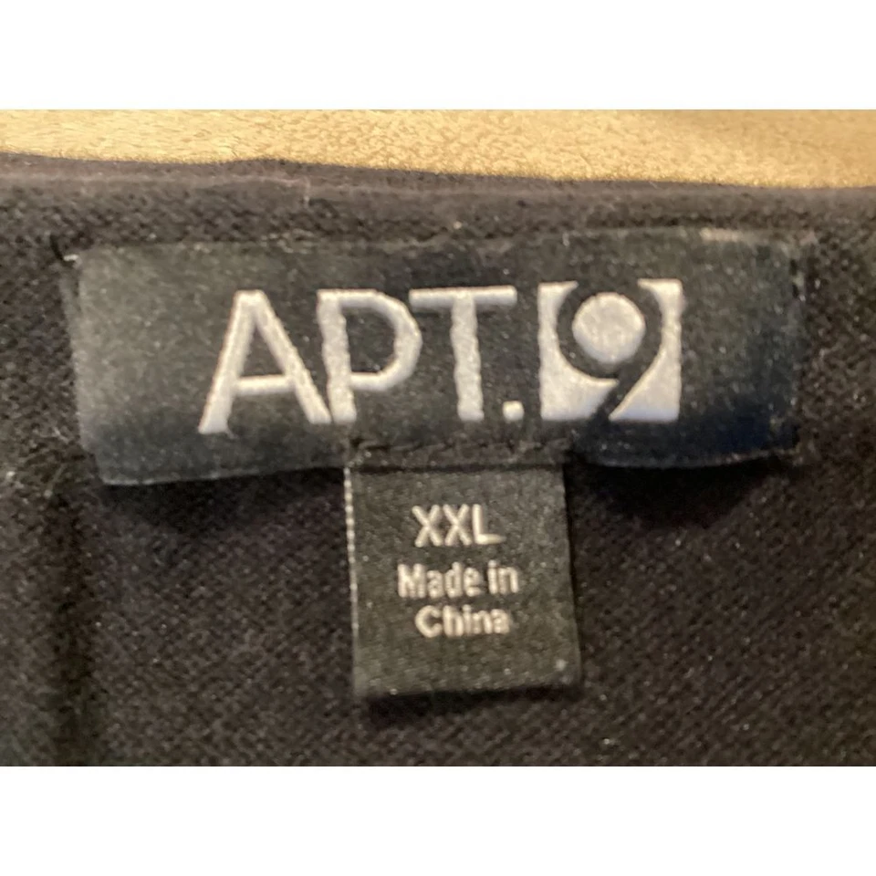 APT 9 Mens V-Neck Black Sweater Vest XXL, V-Neck - Image 4 of 4
