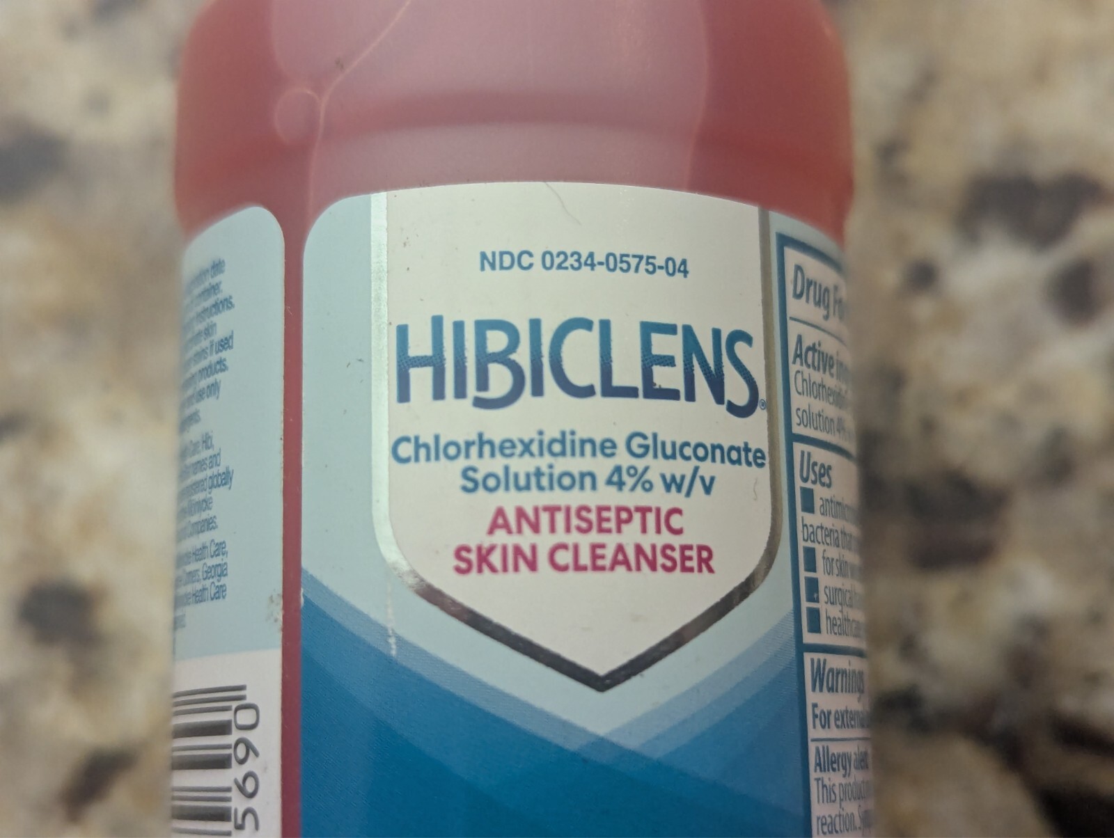 Hibiclens Chlorhexidine Gluconate Solution 4% Antiseptic Skin Cleanser 4 fl oz