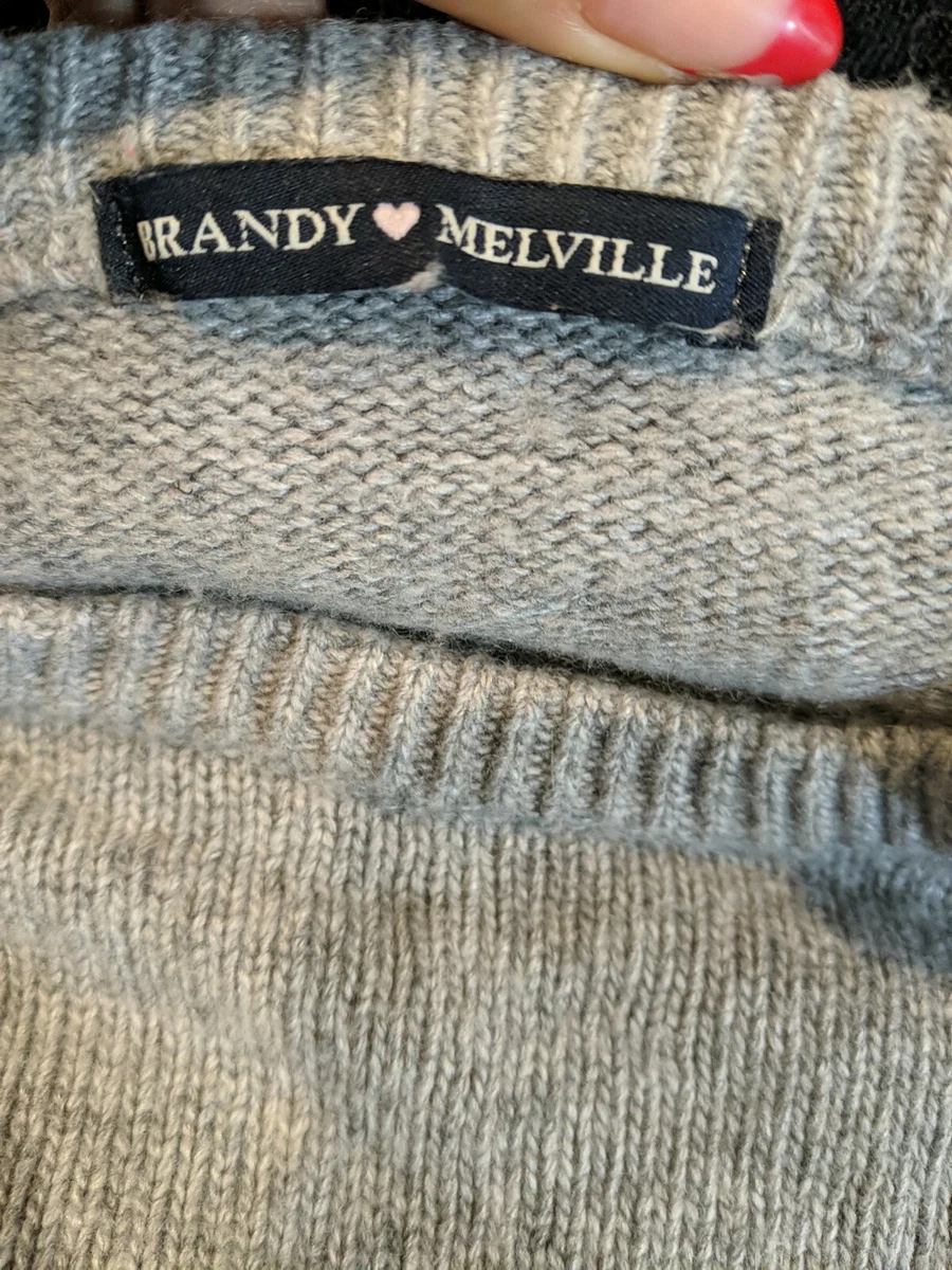 Grey sweater with red hotsell stripe