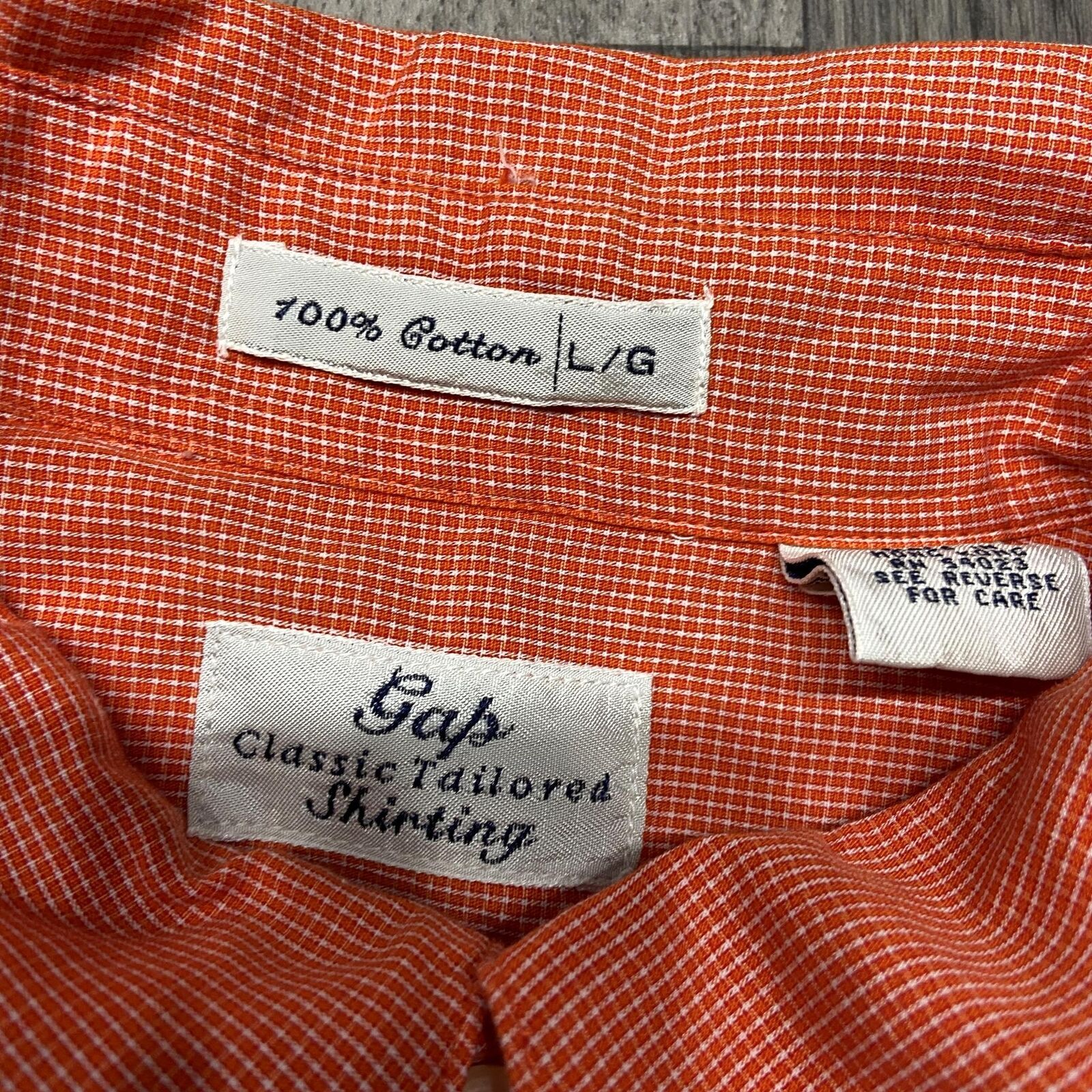 GAP Classic Tailored Button Down Long Sleeve Oran… - image 7