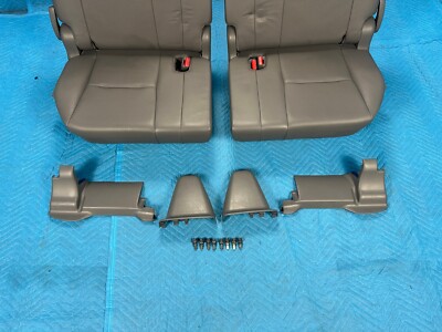 Lexus LX570 3rd Row Seat Complete w/ Motors & Covers Gray:LJ11