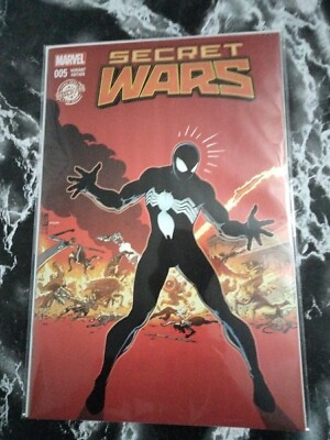 Secret Wars 5 Variant NM! WP! 9.8 Cover Like #8 1st Symbiote Black Spidey!