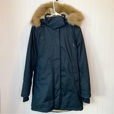 Hoodlamb Nordic Parka Coat Size Xs Blue Vegan Hemp Tailor Womens Jacket