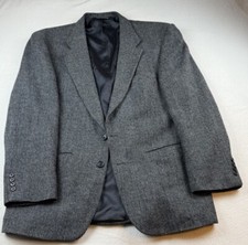 Lands End Wool Tweed Blazer Men  s Size 42L Vintage