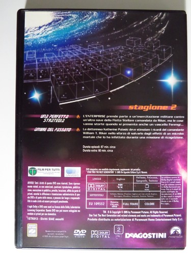 STAR TREK The Next Generation stagione 2 volume 6 Contiene 2 Episodi DVD - Foto 2 di 3
