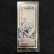 2026 1 Zombucks World Kookaburied Silver Note 1/1000 ounce .999 Silver