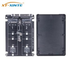 Double Port M.2 SSD to Sata 7 15 22PIN Adapter Card M.2 to 2.5"SATA3.0 Expansion