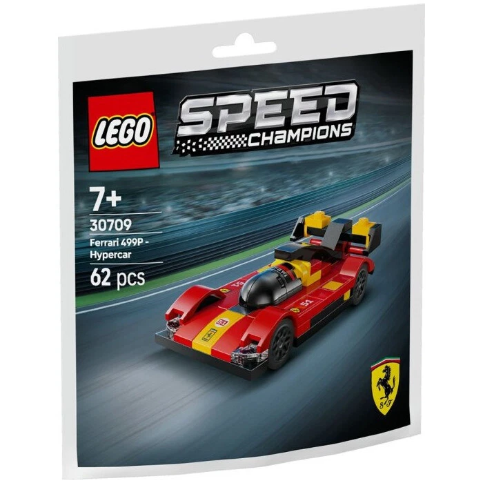 LEGO Speed Champions Ferrari 499P-Hypercar Bolsa de Papel 30709 (SELLADO)
