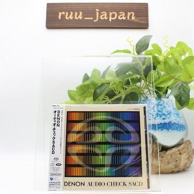 New Denon Digital Audio Tuning Check Disc SACD Hybrid Super Audio Japan CD